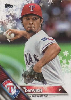 2016 Topps Holiday #HMW114 Yu Darvish Front