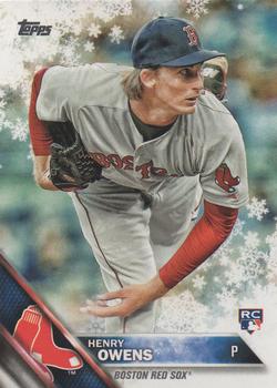 2016 Topps Holiday #HMW126 Henry Owens Front