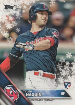2016 Topps Holiday #HMW131 Tyler Naquin Front