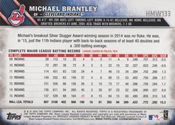 2016 Topps Holiday #HMW133 Michael Brantley Back