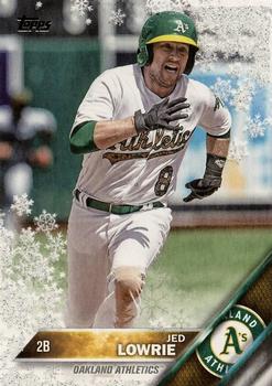2016 Topps Holiday - Metallic Snowflake #HMW169 Jed Lowrie Front