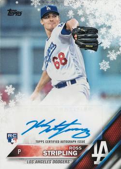 2016 Topps Holiday - Autographs #A-RST Ross Stripling Front