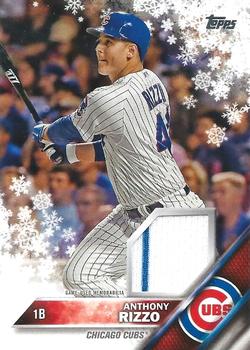 2016 Topps Holiday - Relics #R-ARI Anthony Rizzo Front