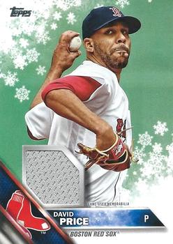 2016 Topps Holiday - Relics #R-DPR David Price Front