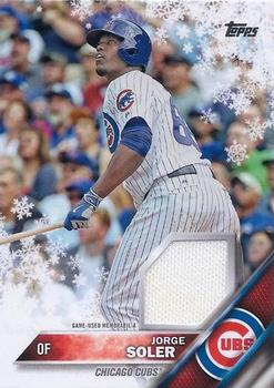 2016 Topps Holiday - Relics #R-JS Jorge Soler Front