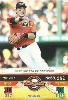 2016 SMG Ntreev Baseball's Best Players Forever Ace #HA006 Seong-Hyuk Shin Front