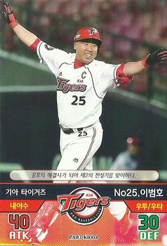 2016 SMG Ntreev Baseball's Best Players Forever Ace #KI004 Bum-Ho Lee Front