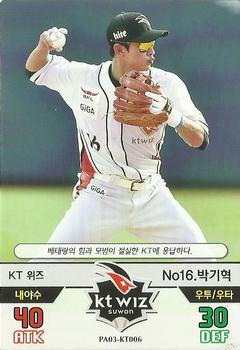 2016 SMG Ntreev Baseball's Best Players Forever Ace #KT006 Gi-Hyuk Park Front