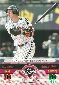 2016 SMG Ntreev Baseball's Best Players Forever Ace #LG005 Ju-In Son Front