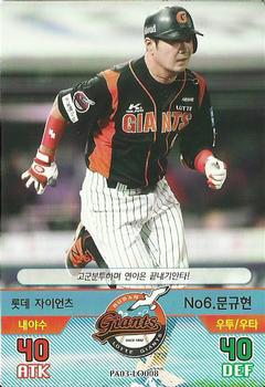 2016 SMG Ntreev Baseball's Best Players Forever Ace #LO008 Kyu-Hyun Moon Front