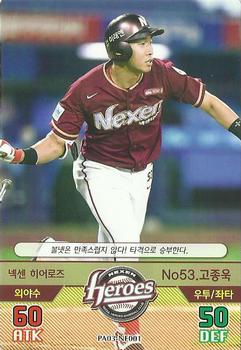 2016 SMG Ntreev Baseball's Best Players Forever Ace #NE001 Jong-Wook Ko Front