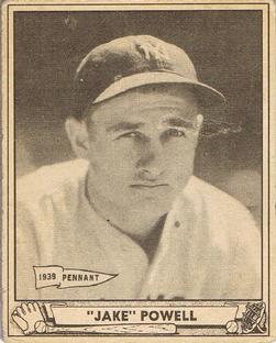1940 Play Ball #11 Jake Powell Front