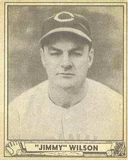 1940 Play Ball #152 Jimmie Wilson Front
