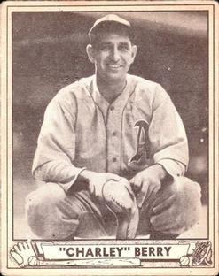1940 Play Ball #190 Charlie Berry Front