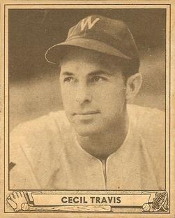 1940 Play Ball #16 Cecil Travis Front