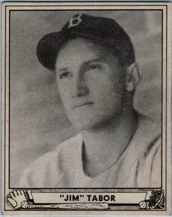 1940 Play Ball #36 Jim Tabor Front