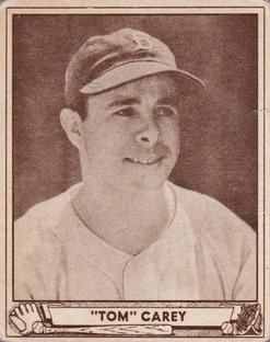 1940 Play Ball #39 Tom Carey Front