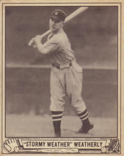 1940 Play Ball #49 Roy Weatherly Front