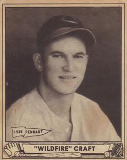 1940 Play Ball #79 Harry Craft Front