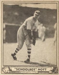 1940 Play Ball #118 Waite Hoyt Front