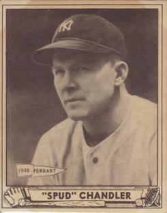 1940 Play Ball #181 Spud Chandler Front