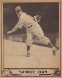 1940 Play Ball #193 Chubby Dean Front