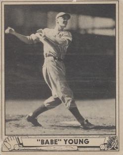 1940 Play Ball #212 Babe Young Front