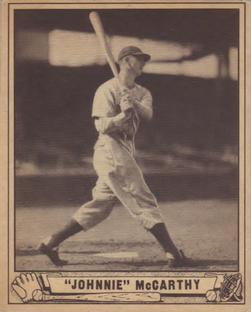 1940 Play Ball #215 Johnny McCarthy Front
