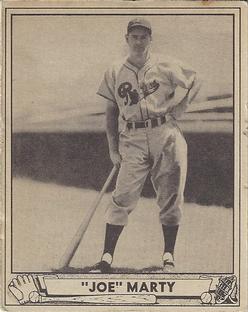 1940 Play Ball #216 Joe Marty Front