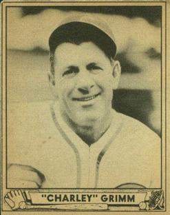 1940 Play Ball #228 Charlie Grimm Front