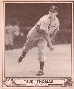 1940 Play Ball #42 Bud Thomas Front