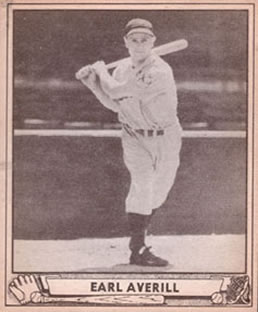 1940 Play Ball #46 Earl Averill Front