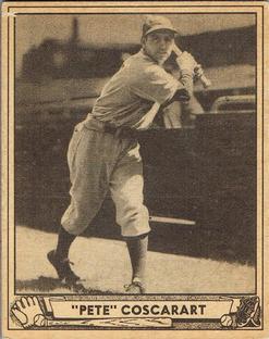 1940 Play Ball #63 Pete Coscarart Front