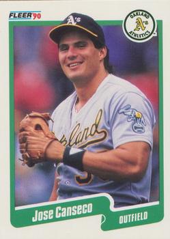 1990 Fleer #3 Jose Canseco Front