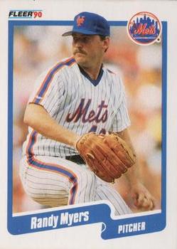 1990 Fleer #213 Randy Myers Front