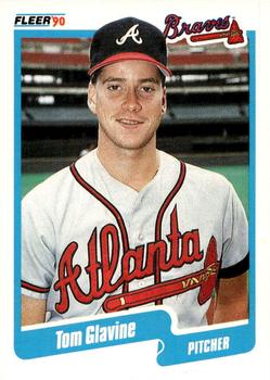 1990 Fleer #583 Tom Glavine Front