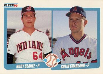 1990 Fleer #640 Rudy Seanez / Colin Charland Front