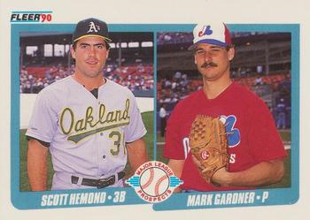 1990 Fleer #646 Scott Hemond / Mark Gardner Front