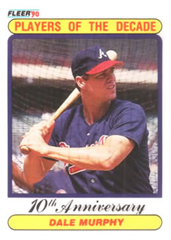 1990 Fleer #623 Dale Murphy Front