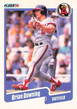 1990 Fleer #130 Brian Downing Front
