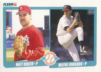 1990 Fleer #652 Matt Kinzer / Wayne Edwards Front