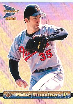 2000 Pacific Prism #18 Mike Mussina Front