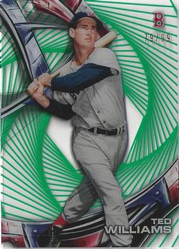2016 Topps High Tek - Green Rainbow Diffractor #HT-TW Ted Williams Front