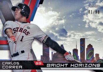 2016 Topps High Tek - Bright Horizons #BH-CC Carlos Correa Front