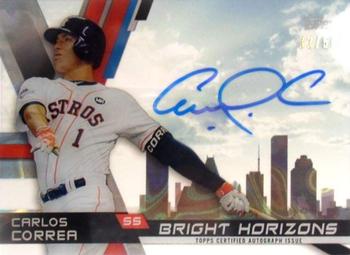2016 Topps High Tek - Bright Horizons Autograph #BH-CC Carlos Correa Front