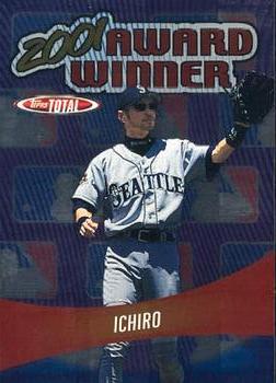2002 Topps Total - Award Winners #AW1 Ichiro Suzuki  Front