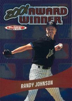 2002 Topps Total - Award Winners #AW5 Randy Johnson  Front