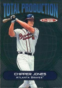 2002 Topps Total - Total Production #TP10 Chipper Jones  Front