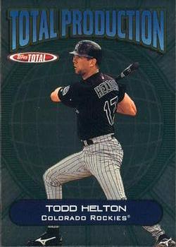 2002 Topps Total - Total Production #TP6 Todd Helton  Front