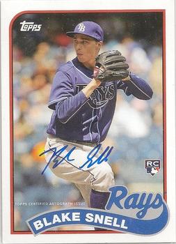 2016 Topps Archives 65th Anniversary Edition - Rookie Base Variation Autograph #A65RA-BS Blake Snell Front